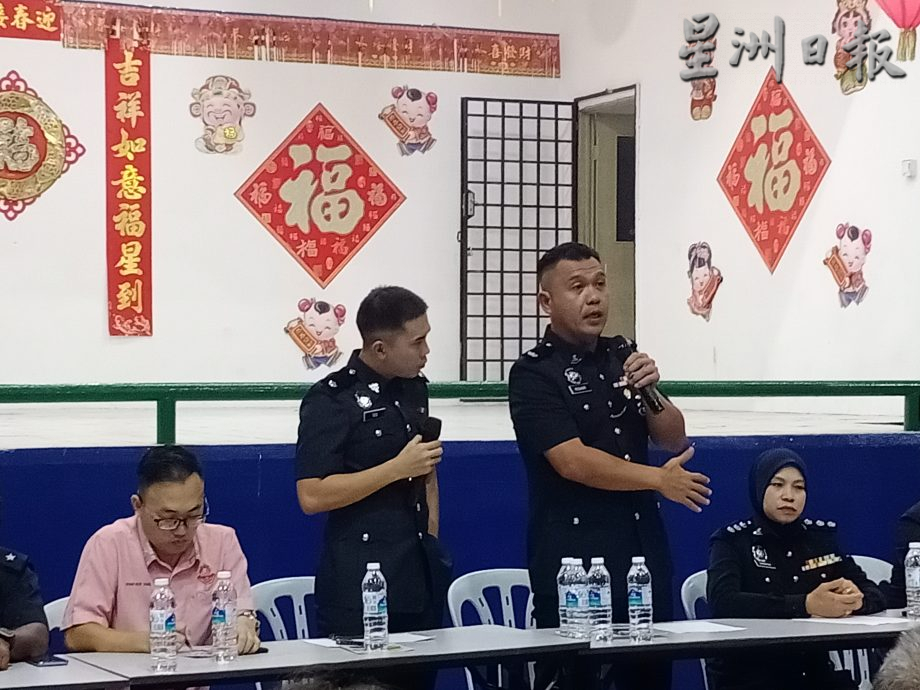 柔:士乃新村连环爆窃破案,年关将至警方呼吁居民把贵重物品寄存银行保险箱