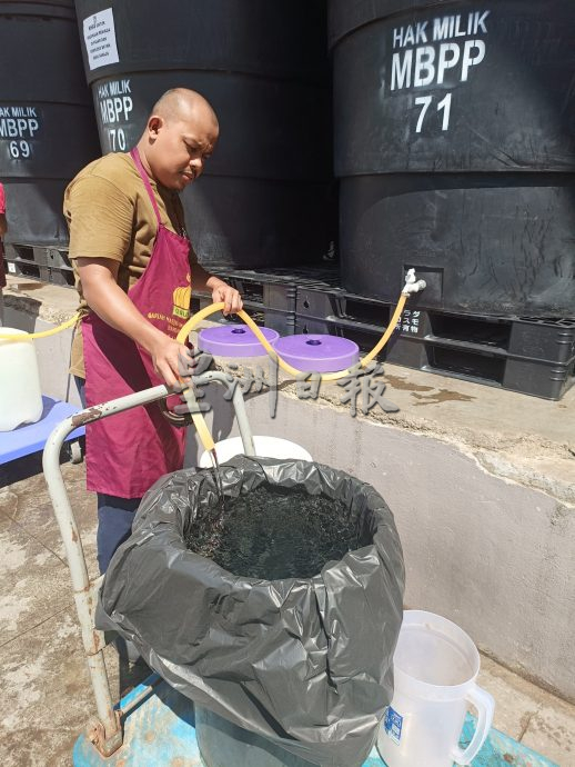 槟市厅巴刹设4水箱 商贩纷赞好