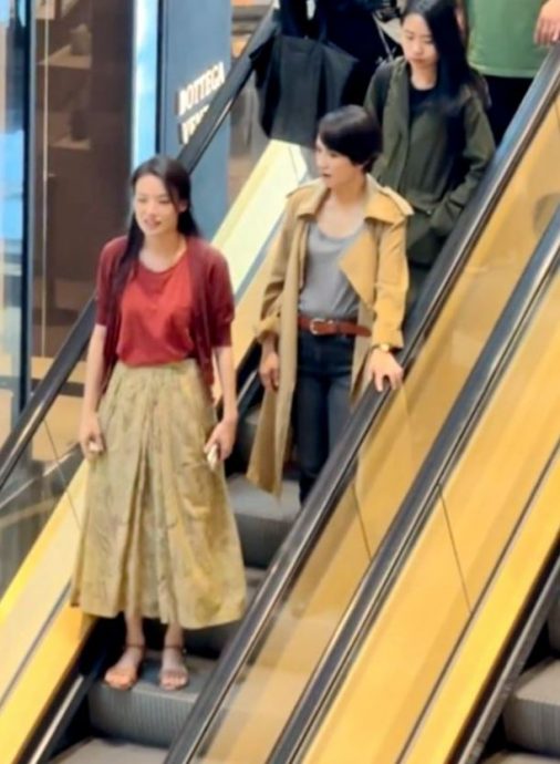 泰国野生捕获2年近半百影后 舒淇李心洁同框画面养眼