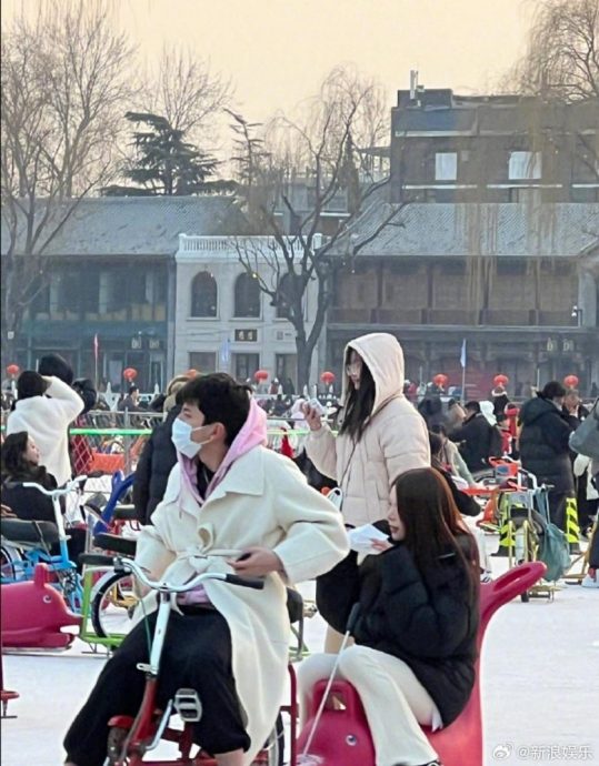 王大陆与新欢滑冰秀恩爱 蔡卓宜被追问旧爱杠上酸民