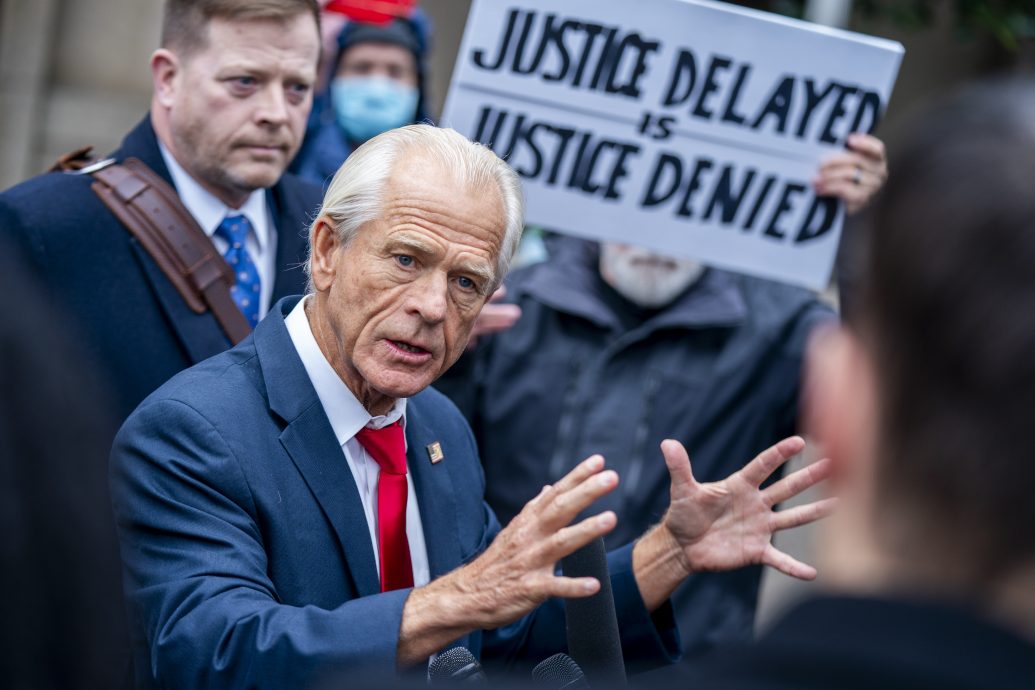 继班农后 美国前总统特朗普顾问纳瓦罗被判4个月监禁