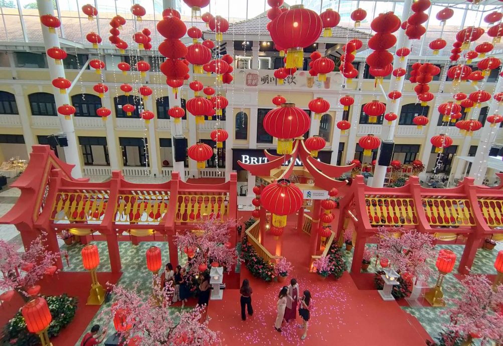 葛尼百丽宫广场 新春装饰花市等你来逛