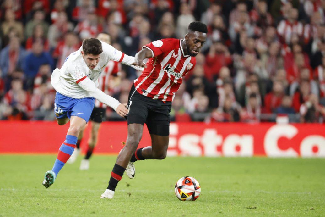 西班牙杯足球赛| 威廉斯兄弟加时赛破门 比尔巴鄂淘汰巴塞闯4强