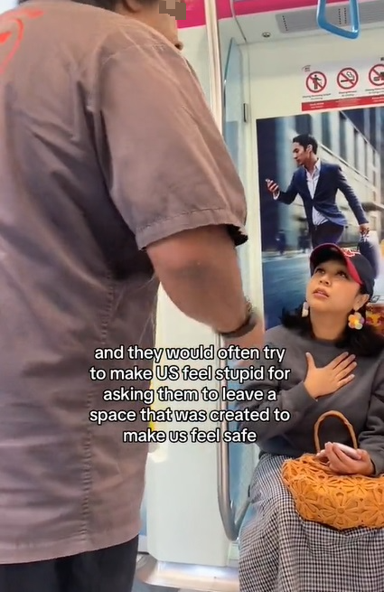 视频 | 请男乘客离开MRT女性车厢“他们羞辱还威胁要打我”