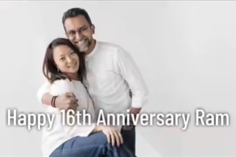 视频|甜蜜喊话丈夫 杨巧双:结婚16周年快乐