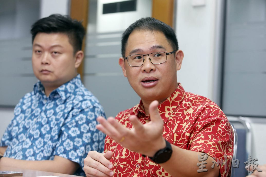 (2图)马青领导层莅访星洲/ 林添顺:要接受马华不再强大.马青新思维迎政治变迁