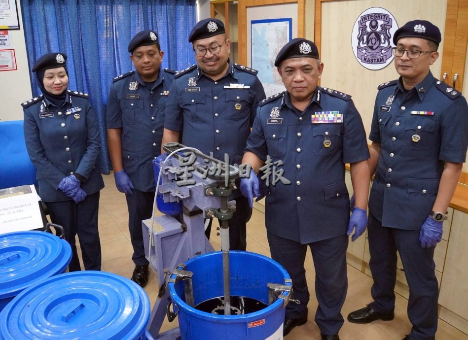 (大北马)2男租屋设咳嗽药加工厂,卖给提炼渗咳嗽药哥冬水不法之徒