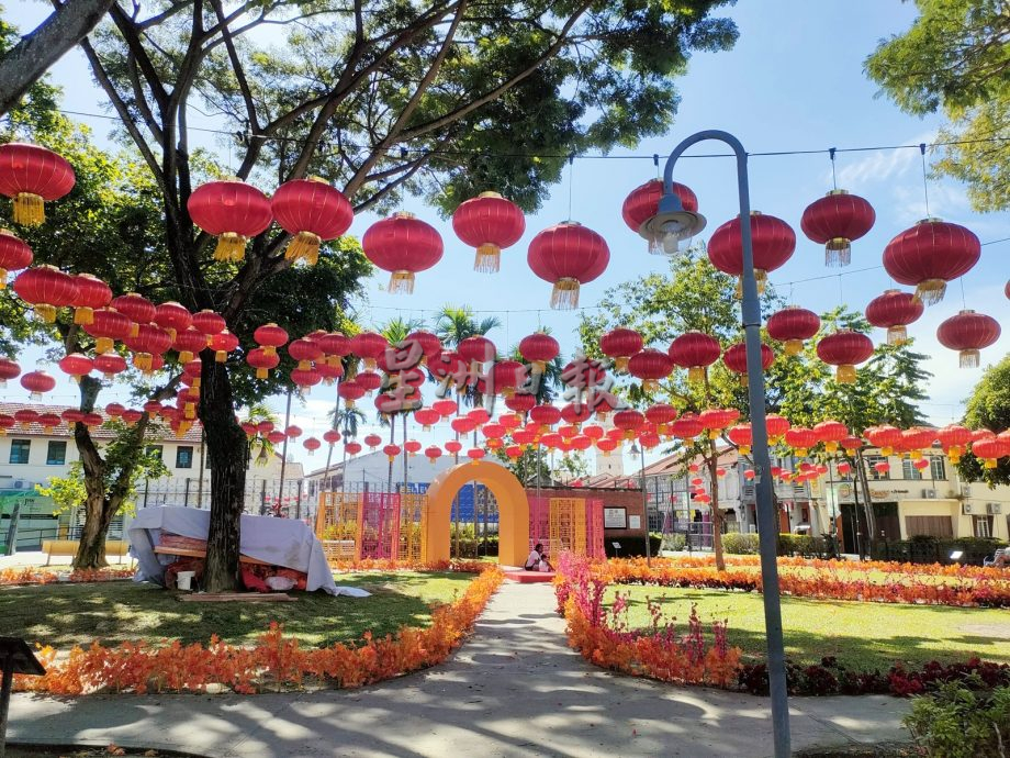 （大北马）古迹区挂红灯笼 新春气氛渐浓