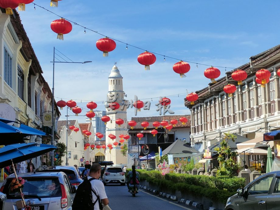 （大北马）古迹区挂红灯笼 新春气氛渐浓