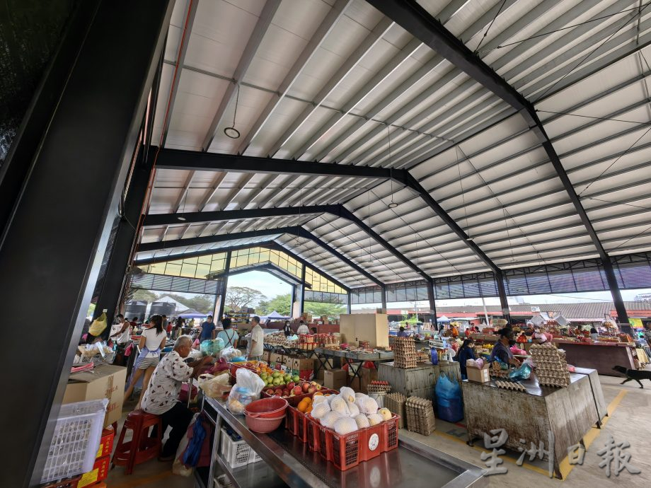 （大北马）合众园巴刹竣工，小贩已迁入营业一周！