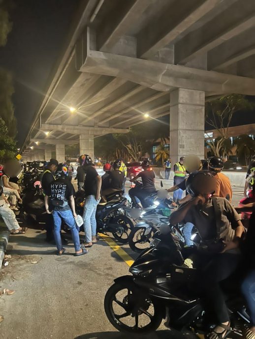 （大北马）摩托车违例 358名骑士元旦接罚单