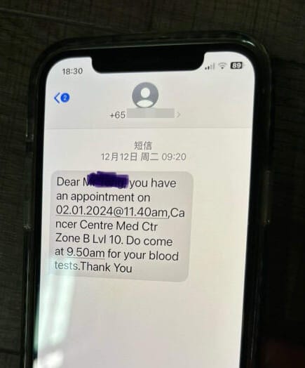 (已签发)柔:狮城二三事:癌末病患要复诊 预约私人救护车迟到超过一小时