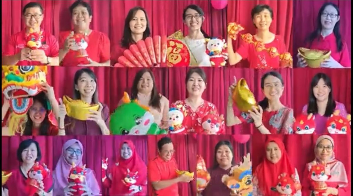 (暖势力)万里茂华小全校师生拍贺岁MV 新年开放校园回校打卡