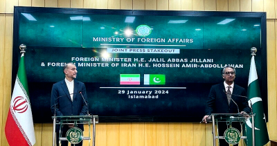 No doubt militants in Pakistan-Iran border areas supported by ‘third countries’: Iran foreign minister