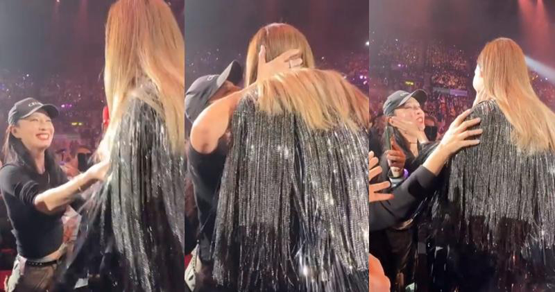 Twins演唱会握手环节 阿Sa遭“狂丝”强吻