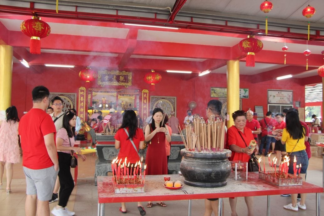 东:赖路观音堂完成扩建,3年来首次开放,迎来大批善信到来祈福
