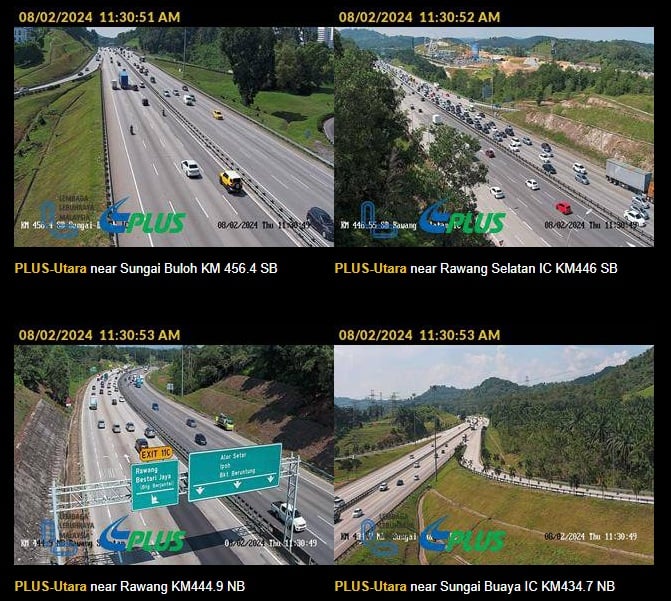交通情报滚动 | 数个路段紧急车道 允许暂时使用