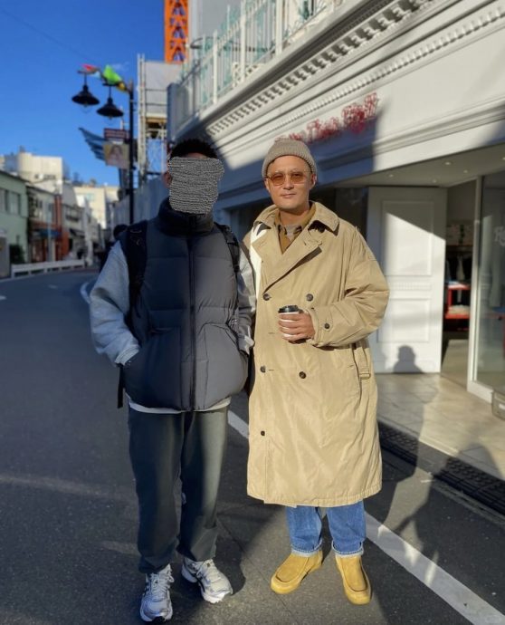  余文乐日本被捕获 抬头纹明显颜值走样