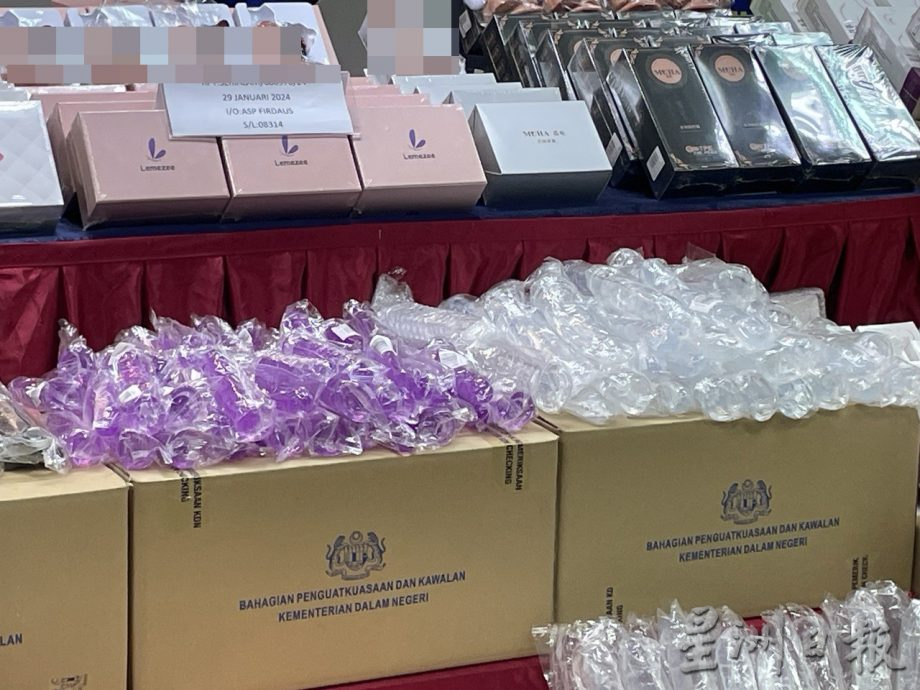 全国：新闻：商店充货仓、购物中心公然卖，内政部4州起7万令吉情趣用品