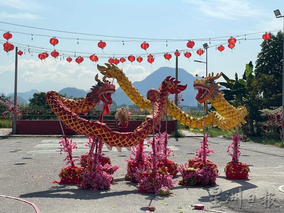 兵如港河滨公园新春布置 欢迎新年来打卡