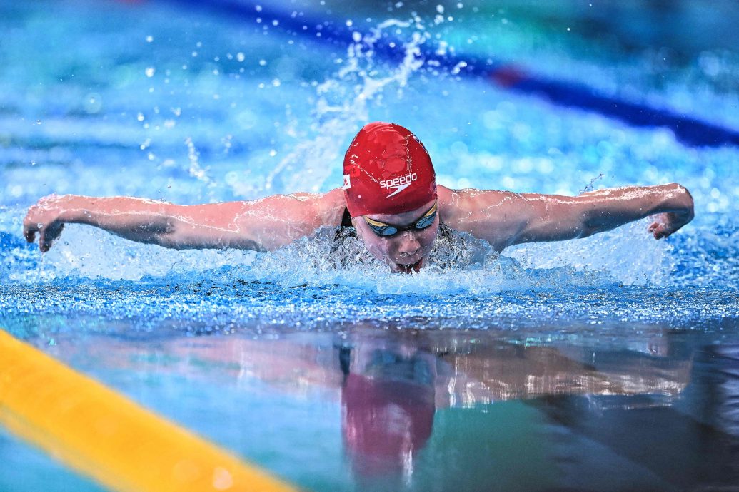 多哈世界水上运动锦标赛| 中国单日双金报喜 潘展乐膺男飞鱼