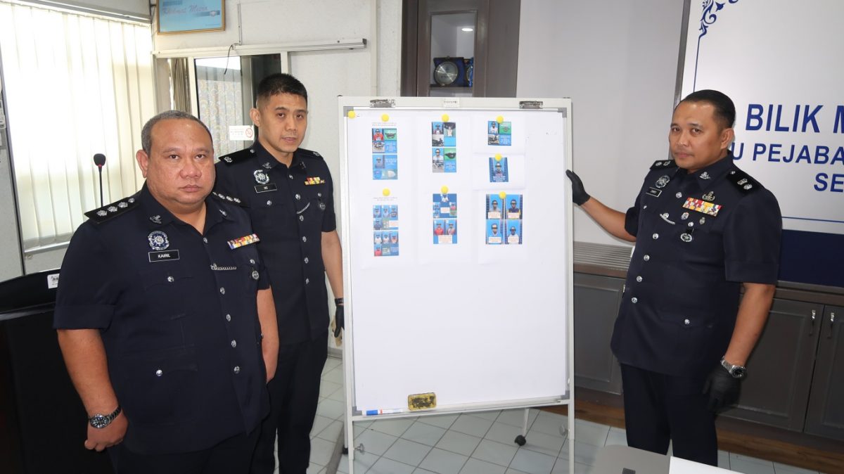 **已签发**柔︰昔警方1月热点扫毒，捕5男起毒品摩托车