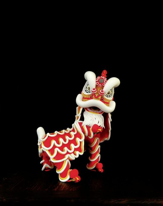 手作达人陈振耀／​巧手捏出超可爱仿真袖珍舞龙舞狮