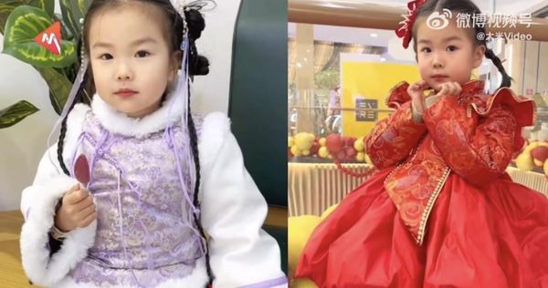 拼盘 奶奶用旧衣服为孙女缝制洋装 半年做「50件」