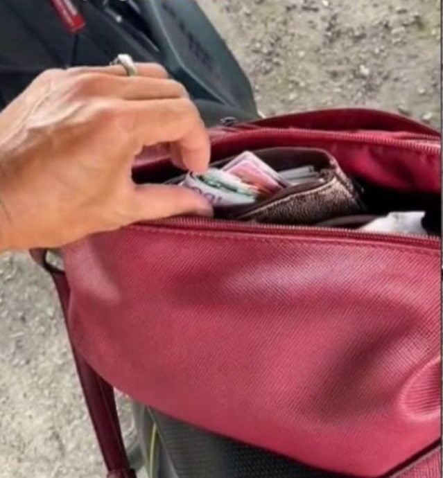 捡到RM800包包尽全力寻失主“虽然我是飙车族但我不缺钱”