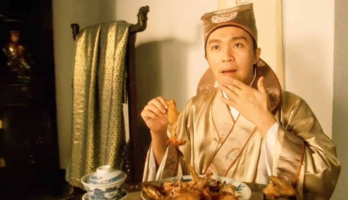 星爷电影频现吃鸡翼桥段 好笑背后原因让人催泪
