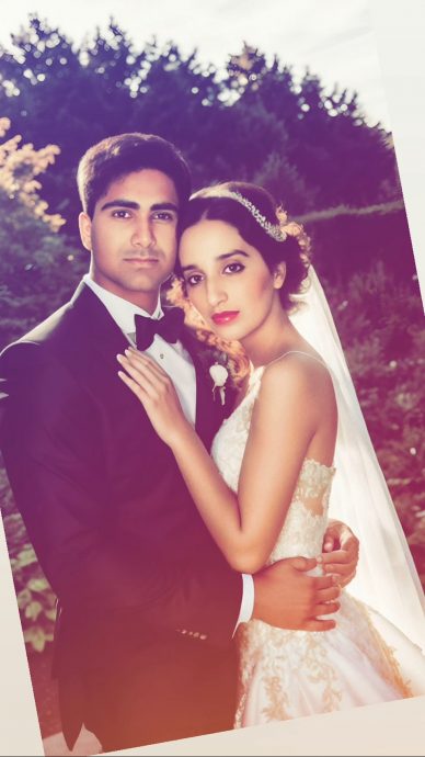 晒婚纱照庆结婚34周年 53岁乔宝宝苏格兰弄孙为乐