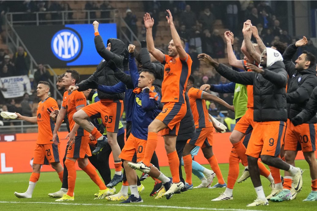 欧冠杯16强首回合|双方皆是不败金身 国米(马体会)硬碰硬