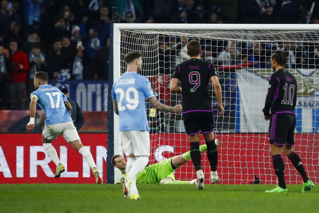 欧冠杯16强首回合|拜仁负拉兹奥吞近17场首败 图赫尔准备下课?