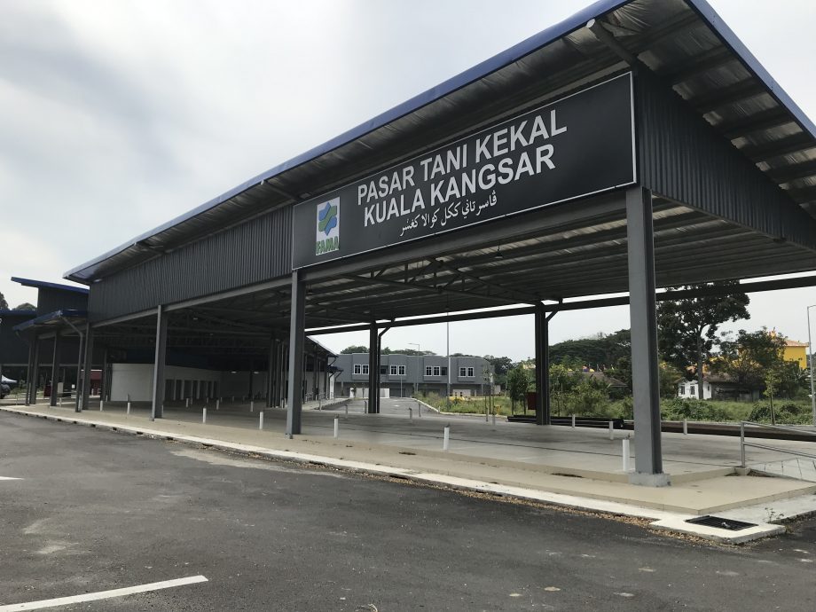 江沙市会：展开扩充装修工程 小贩迁新巴刹延至5月9日