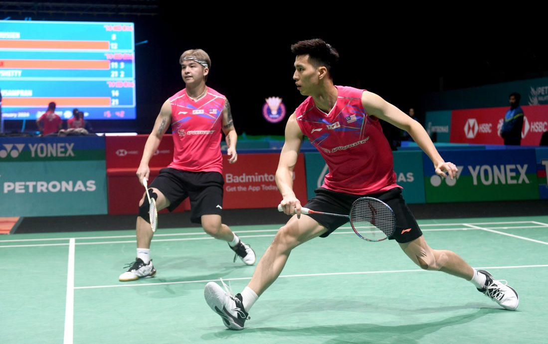 泰国羽球超级300赛| 大马军团输剩1混双  杰蔚独闯8强