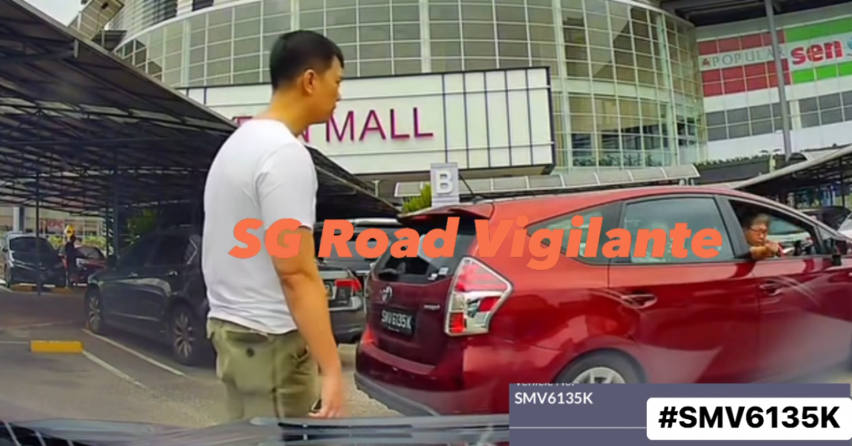 疑新加坡车闹市人肉抢占停车位 网民轰:可耻!