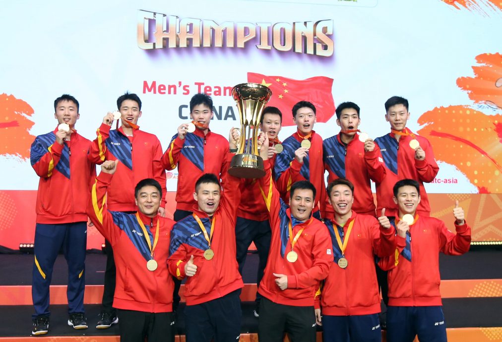 羽球亚团赛|大马前三场就丢冠 中国首度称霸亚团赛