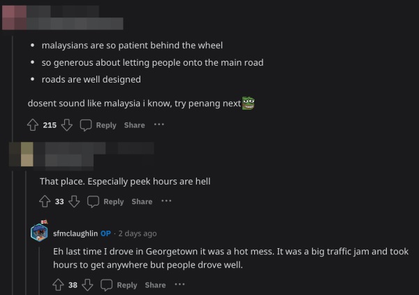 英国游客自驾游赞大马司机“很有耐心且没路霸”