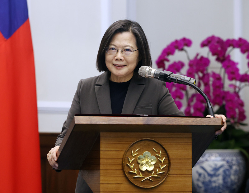 蔡英文：期盼大家继续给政府最大支持