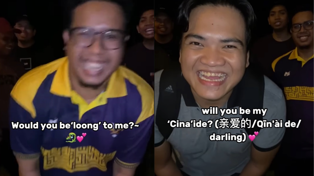 视频 | 马来青年用龙年谐音 自创新年撩妹语录获赞!