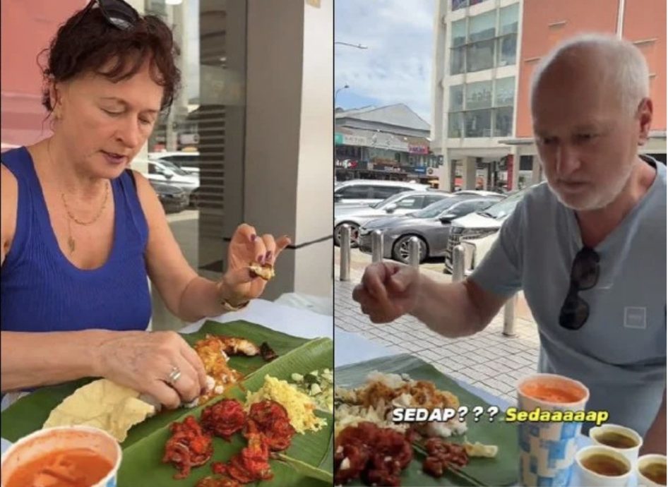 视频|初次访马要入乡随俗 洋女教父母用手抓饭吃