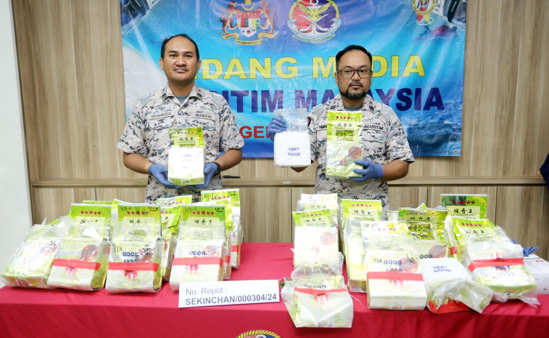 雪海事机构起获值132万令吉40.37公斤冰毒