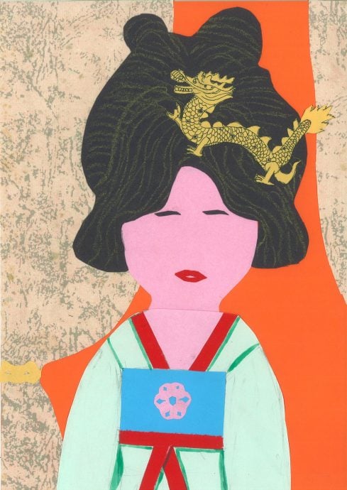 预编(大都会)新年专题-巴生博雅学生剪纸迎春 一张红纸 变化无穷