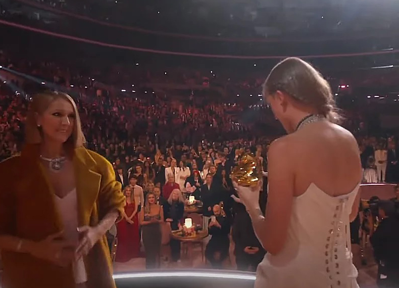 领奖不正眼看席琳狄翁 泰莱史薇芙挨轰没礼貌