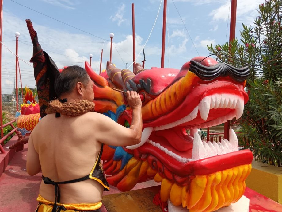 NS淡边/青龙宫祥龙开光“派财”,理事善信中奖过肥年