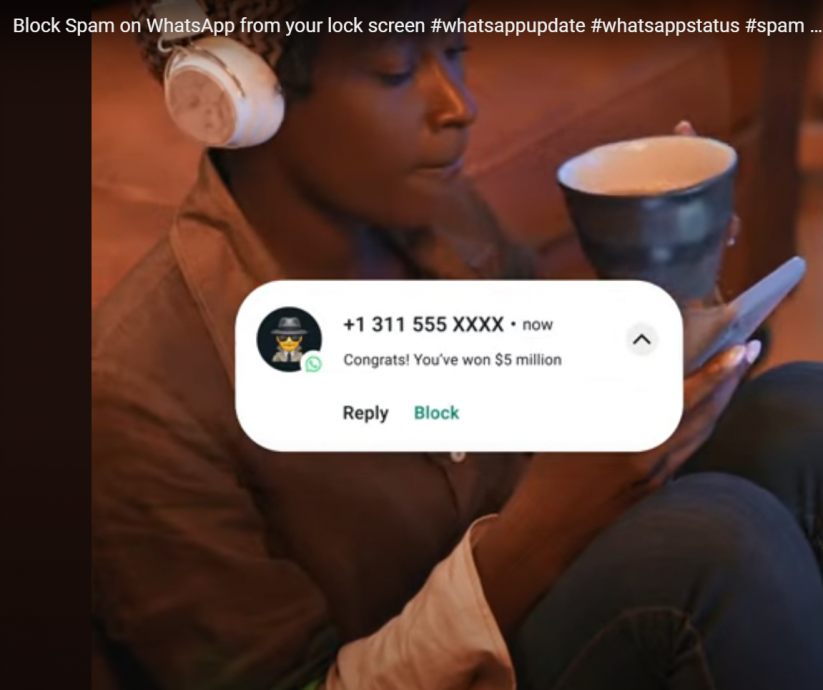 WhatsApp新增功能 用户可快速封锁垃圾来电