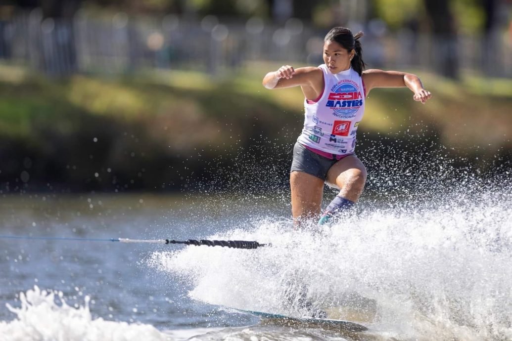 2024年蒙巴大师赛滑水赛  艾丽雅全场第3获铜牌