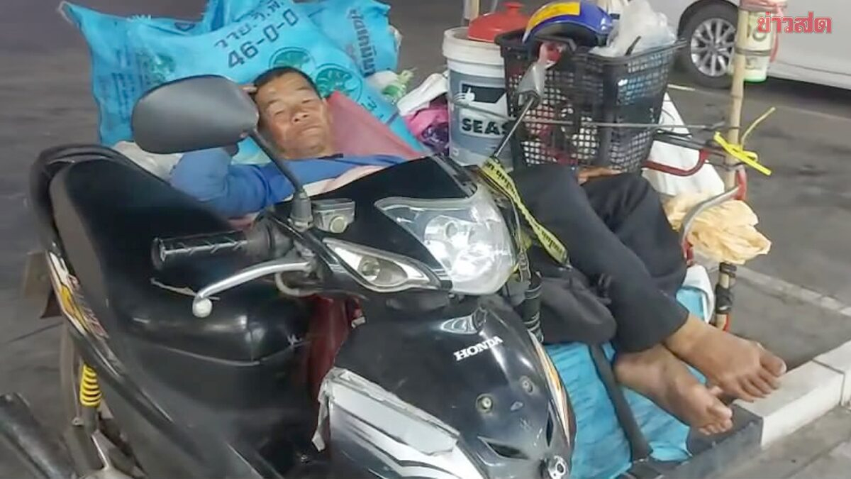 七旬大叔实现看海梦 骑上三轮摩托说走就走