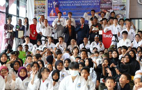 东:彭亨环球跆拳道公会2024年全彭武术团结交流大集会