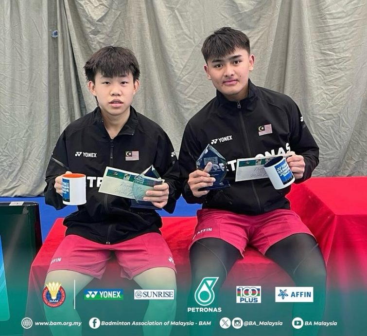 两站欧洲青少年赛夺1冠1亚 钦兴组合高昂出征亚青羽赛